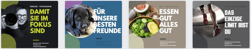 Vorlagen im Vergleich