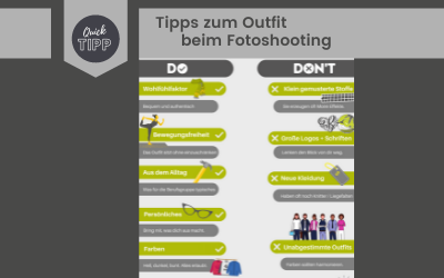 QuickTipp – Das richtige Outfit beim Fotoshooting